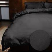 Emboss Dekbedovertrekset Crocodile - Zwart - 240x220 + 2*60x70 cm