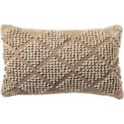 Geen merk ELIO - Kussenhoes 30x50 cm - Pumice Stone - beige - Dutch De...