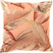 Geen merk MAYSA - Sierkussen 45x45 cm - Peach Bloom - multicolor roze ...