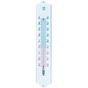 Muurthermometer kunststof wit 49,5x9,7x0,8cm