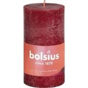 Rustiek Shine stompkaars 100/50 Velvet Red