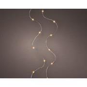 Micro LED string BO l95 cm zilver/klassiek warm kerstverlichting