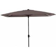 Stokparasol Round Corner 280x280 cm taupe zonwering