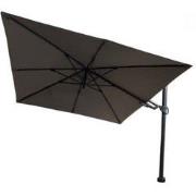 Barletta vrijhangende zweefparasol 3x3 m. grijs