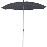 Ancona Stokparasol Rond dia. 200 cm zwart