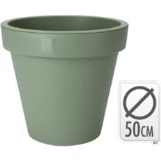 Bloempot ek rond 50cm groen