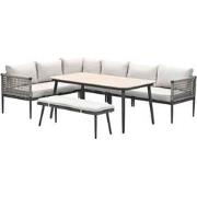 Garden Impressions Burela lounge dining set 6-delig links - taupe