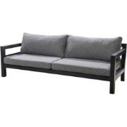 Midori sofa 4 seater alu black/panther black