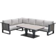 Garden Impressions Gabon lounge dining set 5-delig - taupe