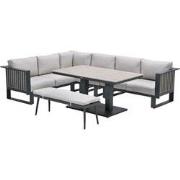 Garden Impressions Gabon lounge dining set 6-delig - taupe