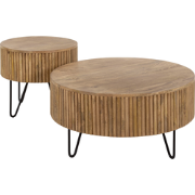 AnLi Style Salontafel set/2 wave rond