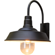 Wandlamp trapani E27 zwart