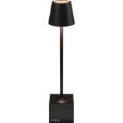 Sompex | Tafellamp Dave | Zwart | Accu | Dimbaar