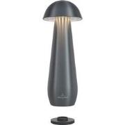 Villeroy & Boch tafellamp MODENA | 21 cm| Grafiet | op accu / oplaadba...