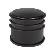 Deurstop zwart 7,7 cm hoog - set van 5