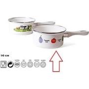 Steelpan - Ø16 cm - geglazuurd - alle warmtebronnen - model Vegetable