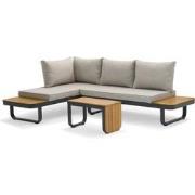 Sens-Line - Samos Loungeset - Multifunctioneel - Aluminium - Taupe