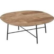 DTP Home Coffee table Soho semi-round 90 TEAKWOOD,35Ø90 cm, recycled t...