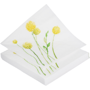 Mijn Stijl - Servetten Bloem Craspedia geel