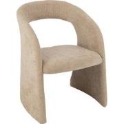 J-line - Anise Stoel Textiel Beige - 65x66x86cm