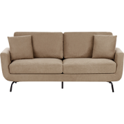 Beliani VESALA - Driezitsbank-Bruin-Polyester