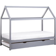 Beliani CRILLON - Kinderbed-Grijs-Dennenhout