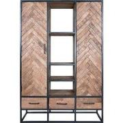 Kast Raya Visgraat - Bruin Mangohout - 180 x 120 cm