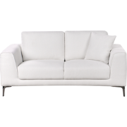 Beliani REINEN - Tweezitsbank-Wit-Polyester
