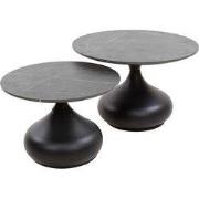 AnLi Style Salontafel set/2 drop shape