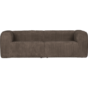 WOOOD Bean 3,5-Zits Bank - Grove Ribstof - Mud - 73x246x96