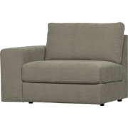 vtwonen Family 1-Zits Bank Element  Arm Links - Grijs - 85x115x98
