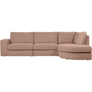 vtwonen Family Hoekbank Ronding Rechts - PE - Roze - 85x301x189