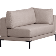 vtwonen Couple Eetbank Element Links - Polyester - Naturel - 73x80x170
