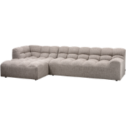 WOOOD Allure Chaise Longue Bank Links - Polyester - Klei - 79x324x165