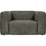 WOOOD Bean Fauteuil - Structure Velvet - Waterplant - 74x146x98