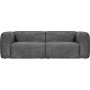 WOOOD Bean 3,5-Zits Bank - Structure Velvet - Cloud Sky - 73x246x96