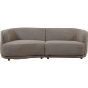 Tower living Leicester Bench Round Left 2,4 - Taupe