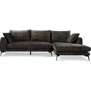 Tower living nottingham 2,5-al + chaise r - Grey olive