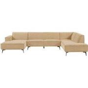 Tower living Leeds Chaise Lounge L + 2,5 seater no arm - Ottoman R - B...