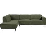 Tower living Leeds 2,5-seater AR + Ottoman L - Bottle Green