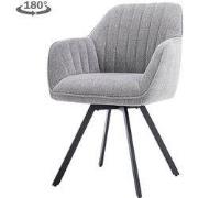 Tower living Bruno swivel  armchair -  Blue grey
