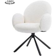 Tower living Imola swivel armchair - White