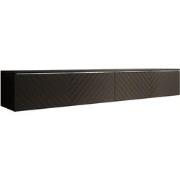 Meubella TV-Meubel Dixon - Zwart Visgraat - 180 cm