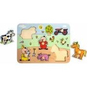 Bumba Houten Puzzel Boerderij 7 Stukjes