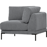 vtwonen Couple Bank Hoekelement - Polyester - Denim Melange