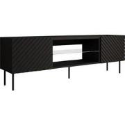 Meubella TV-Meubel Laguna - Zwart - 180 cm