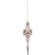 Clayre & Eef Hanger  18 cm Zilverkleurig Kunststof Woondecoratie
