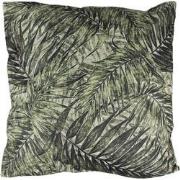 Clayre & Eef Sierkussen  43x43 cm Groen Synthetisch Vierkant Bladeren ...