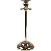 Clayre & Eef Kandelaar  25 cm Goudkleurig Ijzer Rond Kaarsenstandaard