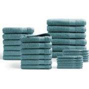 DoubleDry Hotel Handdoeken 30-delig Set - 100% Katoen 500 g/m2 - Zacht...